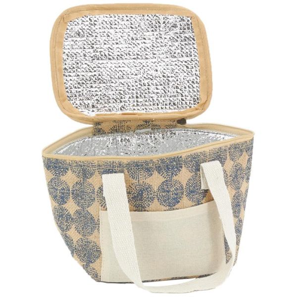 Sac lunch isotherme en jute - AUB-5870