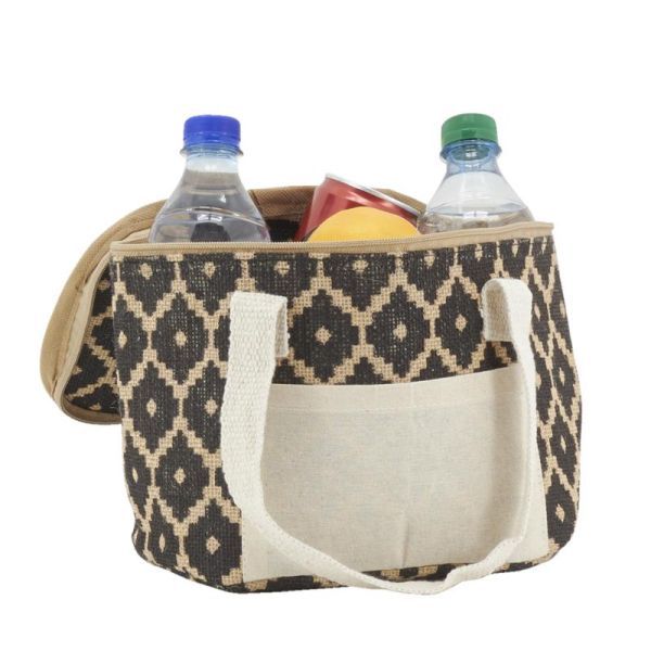 Sac lunch isotherme en jute - AUBRY GASPARD