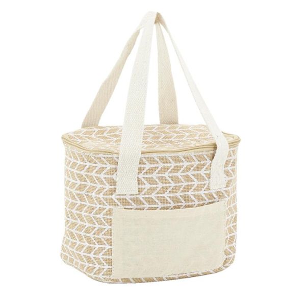 Sac lunch isotherme en jute