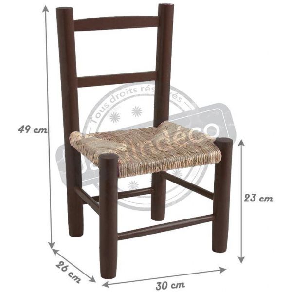 Petite chaise bois pour enfant - AUBRY GASPARD