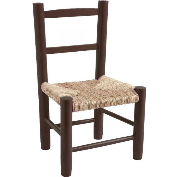 Chaise En Bois Pour Enfant Marron Jardindeco