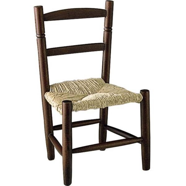 Petite chaise bois pour enfant (marron)