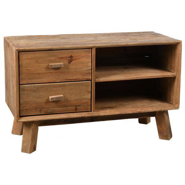 Meuble tv en pin recyclé REWOOD