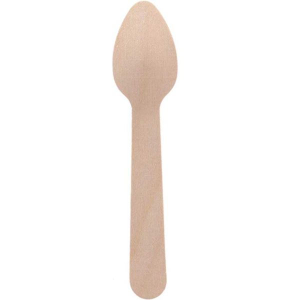 Couverts en bois 100% compostable Herbe - 1,45