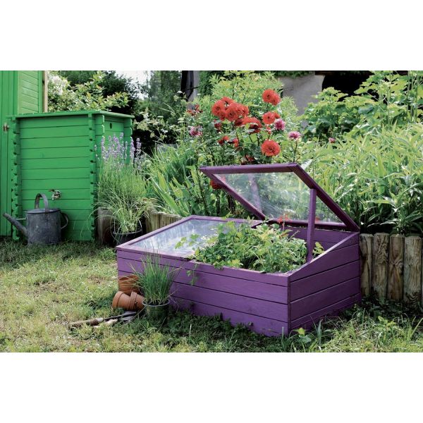 Petite serre de jardin en bois - JARDIPOLYS