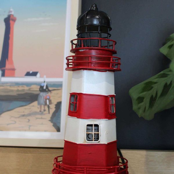 Phare en métal à led 32 cm - 6