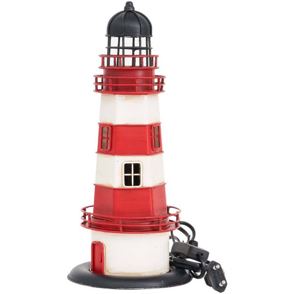 Phare en métal à led 32 cm - BAT-0178