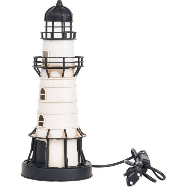 Phare en métal à led 32 cm - BATELA