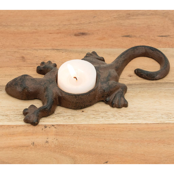 Photophore Lézard en fonte - AUBRY GASPARD