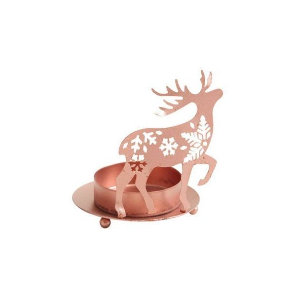 Photophore de Noël en métal cuivré (Lot de 12) - 28,90