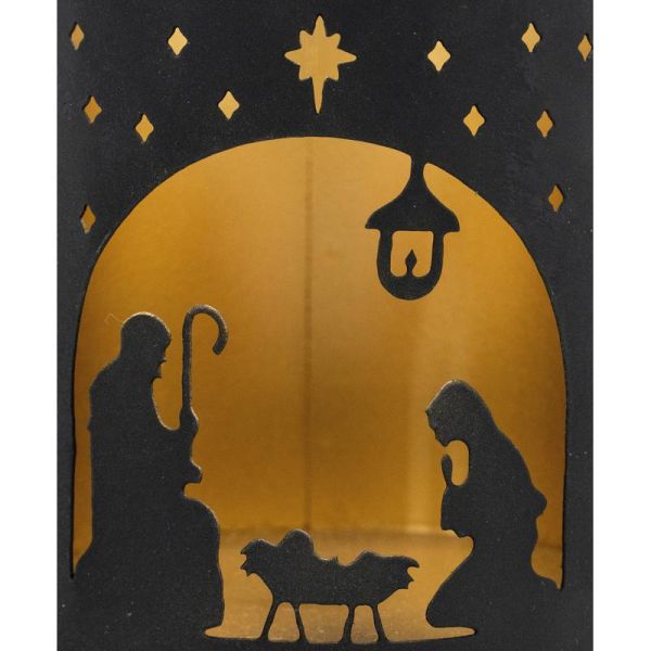 Photophore en métal Crèche Nativité - 5
