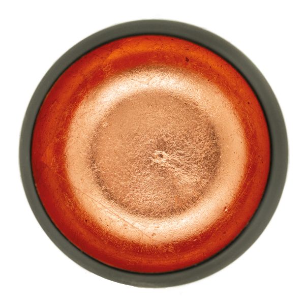 Photophore rond en métal noir et or - 10,90