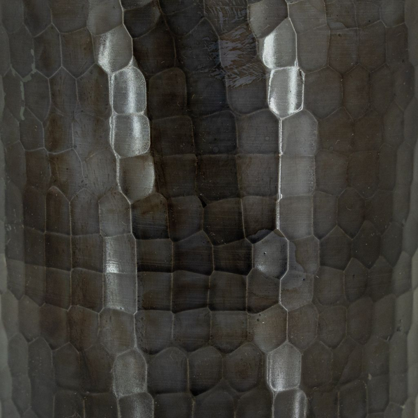 Photophore en verre teinté violet - 5