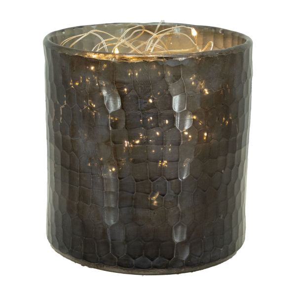 Photophore en verre teinté violet - AUBRY GASPARD