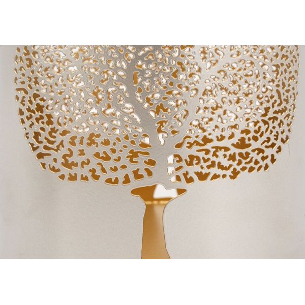 Photophores en métal gris Arbre de vie (Lot de 3) - 32,90