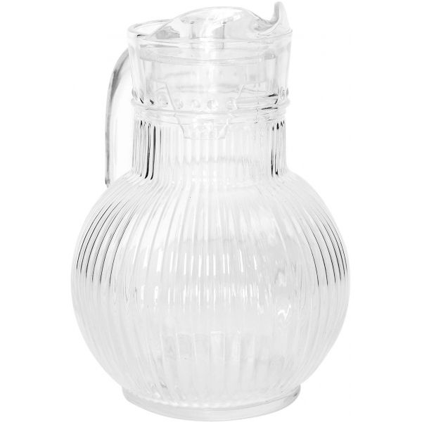 Pichet en verre strié 1.8 litres - CMP-3776