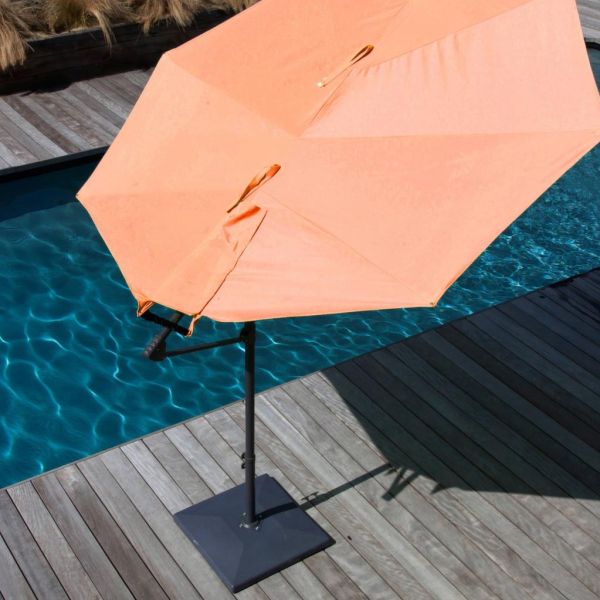 Pied en béton gris pour parasol Pagode ou Eco 50 Kg - PRL-1327