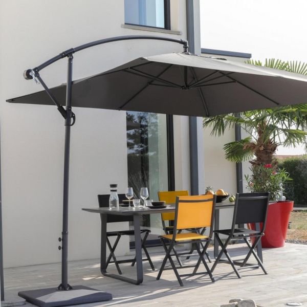 Pied en béton gris pour parasol Pagode ou Eco 50 Kg - 89,90