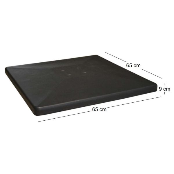 Pied en béton gris pour parasol Pagode ou Eco 50 Kg - 5