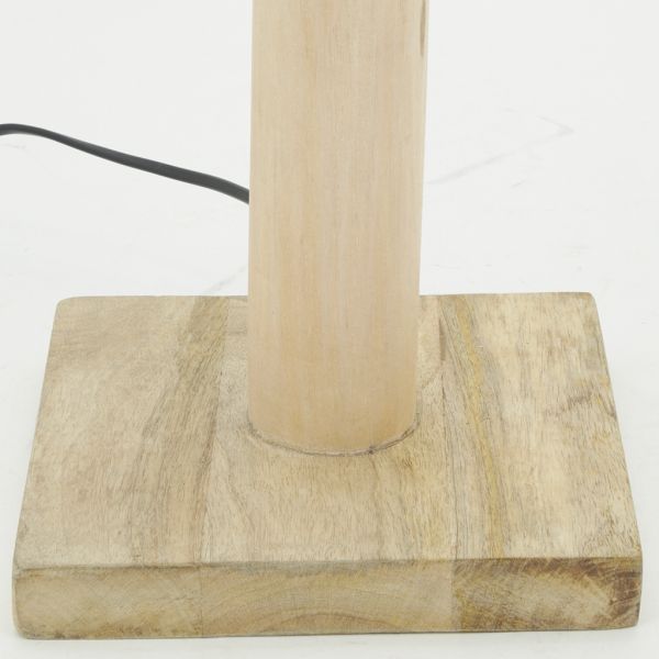 Pied de lampe en bois d'eucalyptus - 44,90