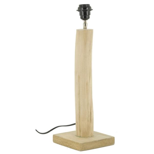 Pied de lampe en bois d'eucalyptus