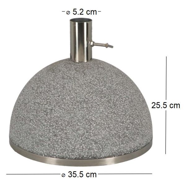 Pied de parasol granit 31,5kg - 35,96