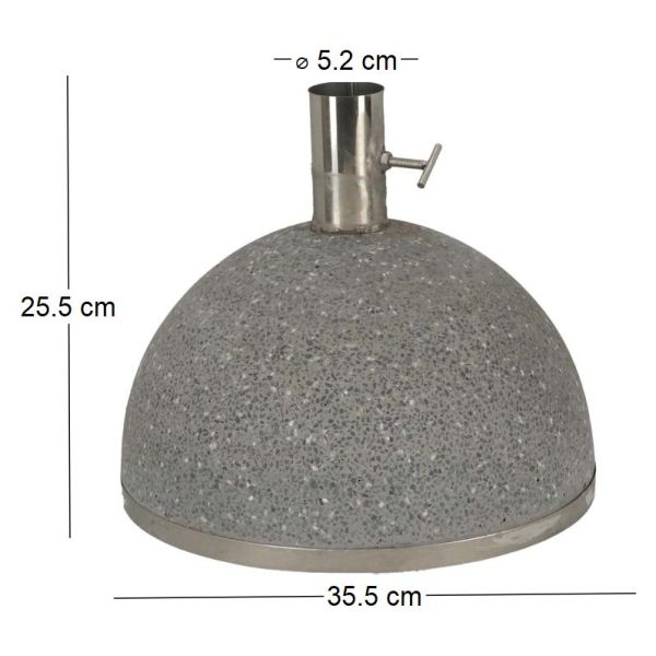 Pied de parasol granit 31,5kg - 56,64