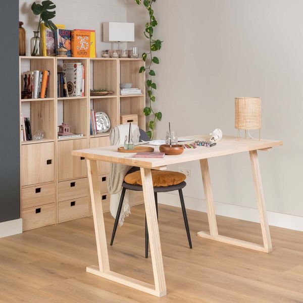 Pieds de table modulable en pin massif Bok - 7