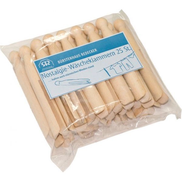 Pinces à linge en bois (par 25) - BURSTENHAUS REDECKER