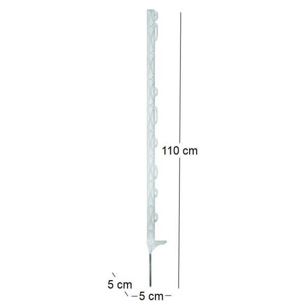 Piquet PVC Titan 110cm (Lot de 5) - AKO AGRARTECHNIK