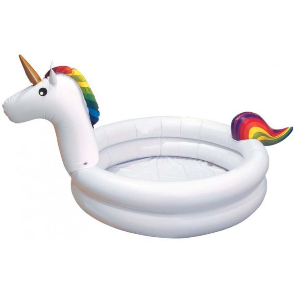 Piscinette gonflable licorne 130 cm