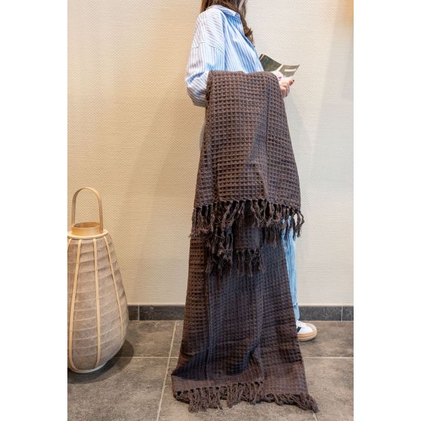 Plaid 100% coton 130 x 170 cm - AUB-4941