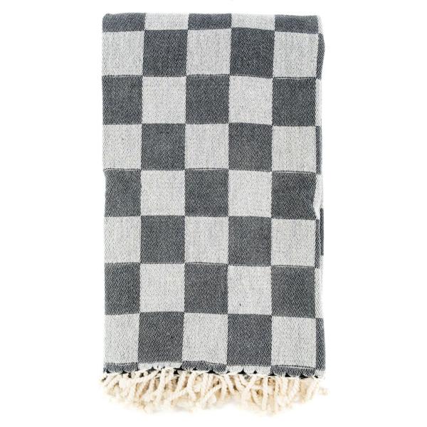 Plaid en coton damier - 44,90