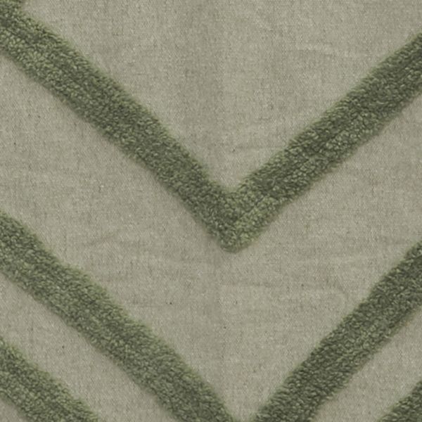 Plaid en coton tufté vert - 39,90