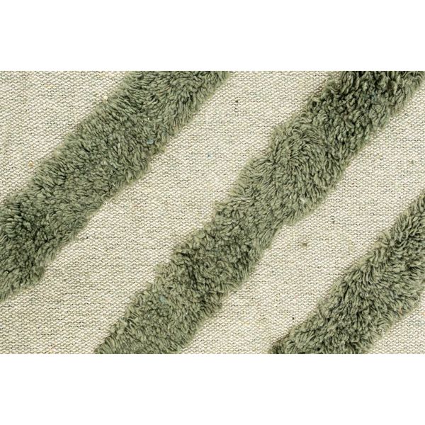 Plaid en coton tufté vert - 7