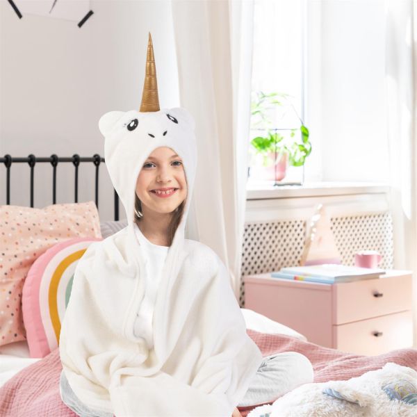 Plaid enfant en polyester Licorne - HELLO KIDS