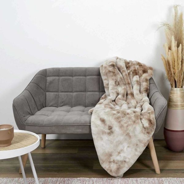 Plaid imitation fourrure Opulence 140 x 200 cm - THE HOME DECO FACTORY