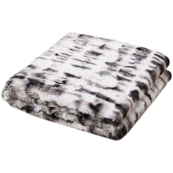 Plaid imitation fourrure Opulence ombre 140 x 200 cm