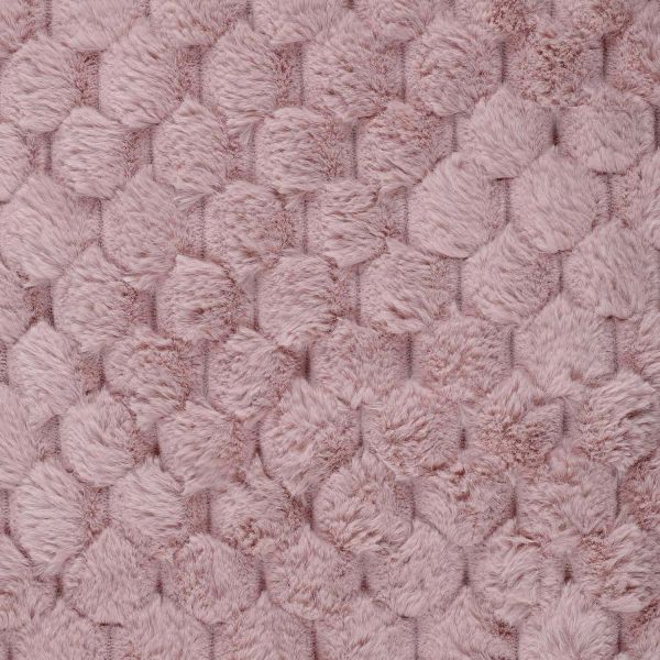 Plaid en polyester imitation fourrure nid d'abeille Opulence 120 x 150 cm - 33,90