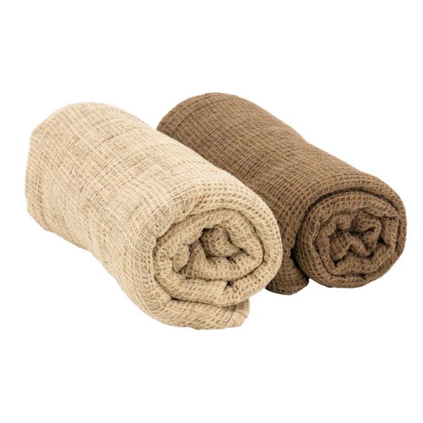 Plaids en coton gaufré