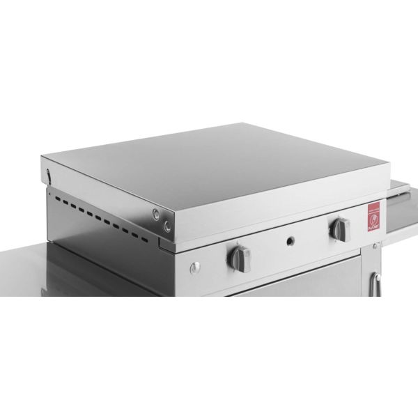 Plancha électrique en inox Chef 55 cm - 6