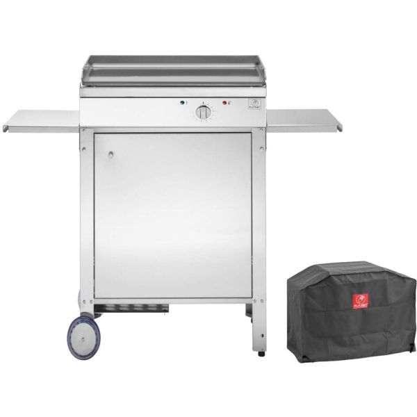 Plancha électrique en inox Chef 55 cm - 5