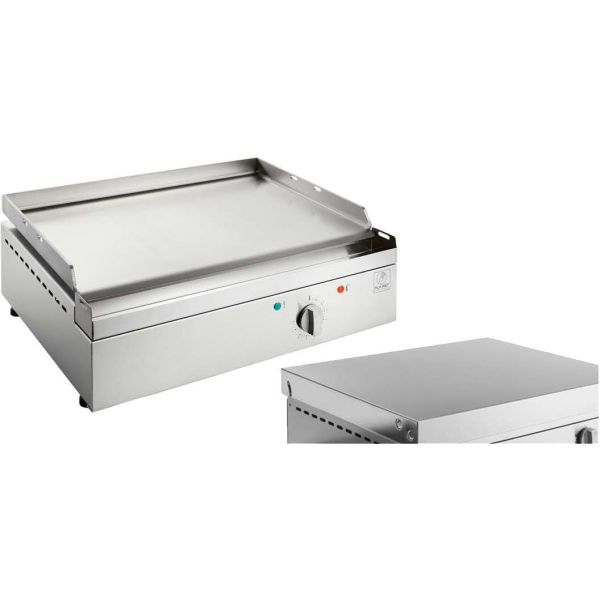 Plancha électrique en inox Chef 55 cm