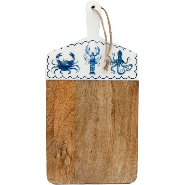 Planche apéro en bois de manguier Mer