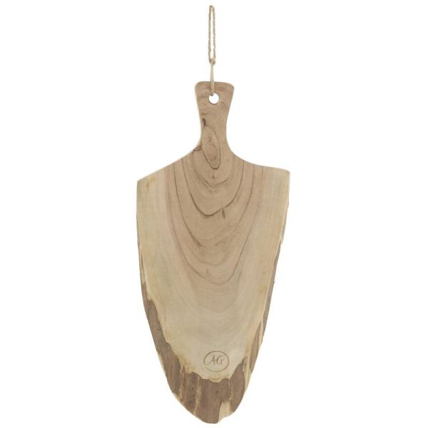 Planche à découper en acacia brut et écorce - AUB-6026