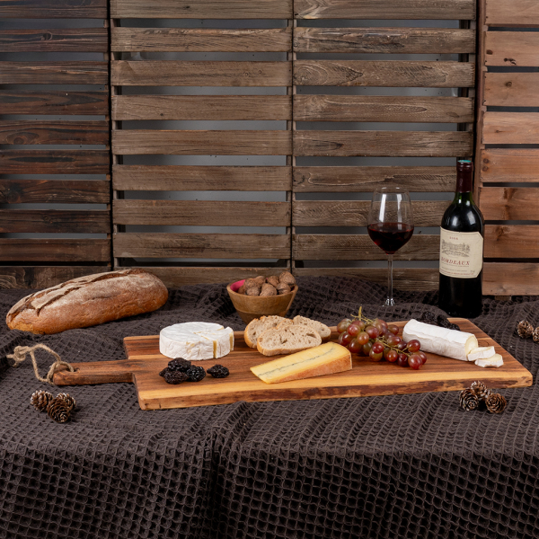 Planche à découper en acacia et jute - 6