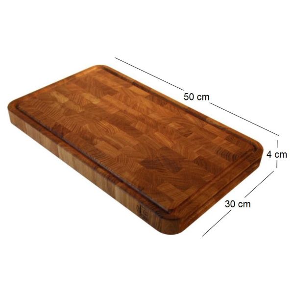 Planche à découper en chêne huilé avec huile de lin offerte Cut - 11