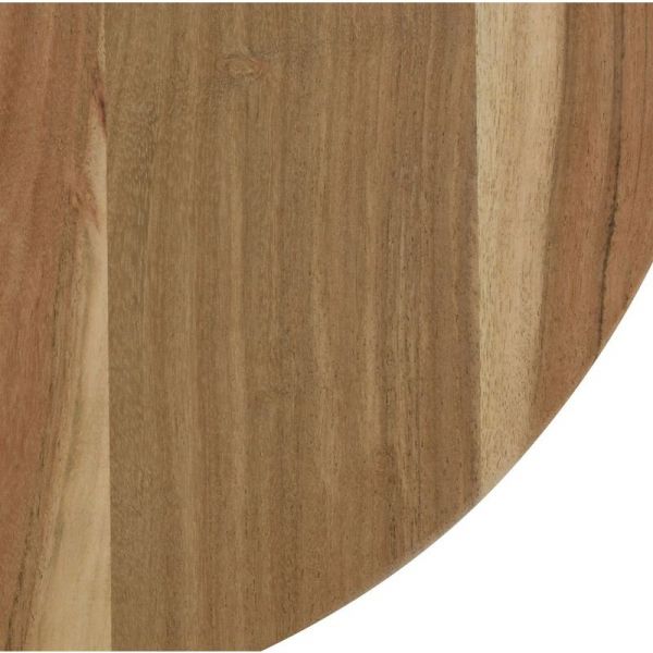 Planche à découper ronde en acacia naturel - 34,90