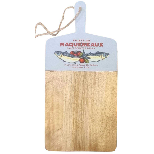 Planche en manguier et émail Poisson Vintage