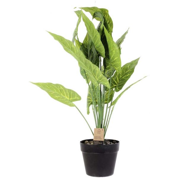 Plante verte artificielle en pot 55 cm - CMP-2210